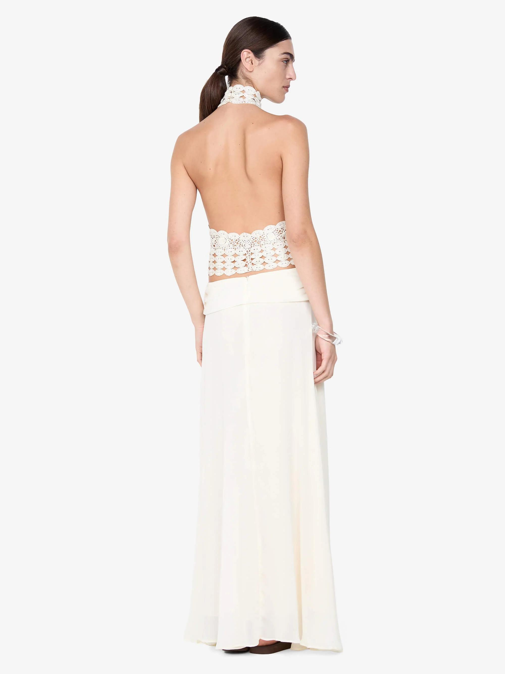 AURELIA MAXI SKIRT - IVORY - Image 3