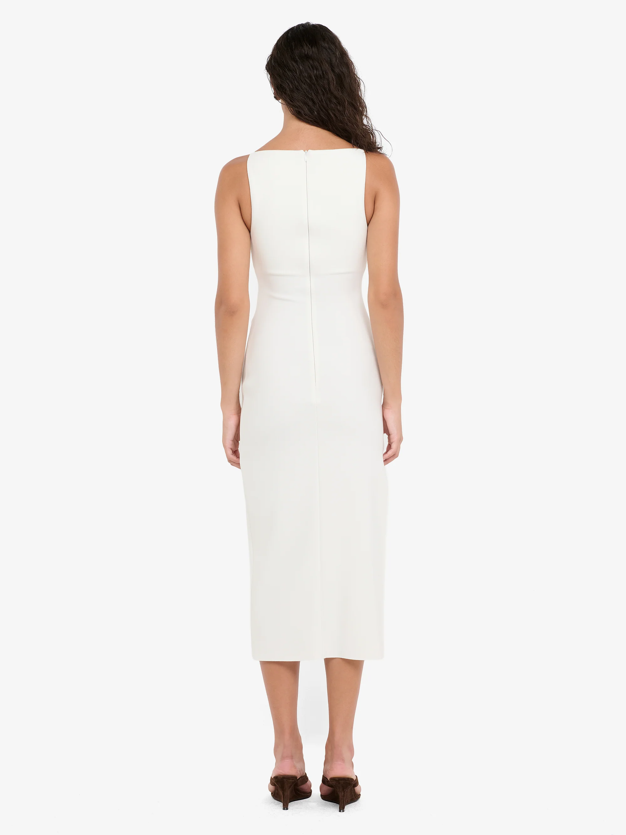 BE MINE TUCK DRESS - IVORY - Image 4