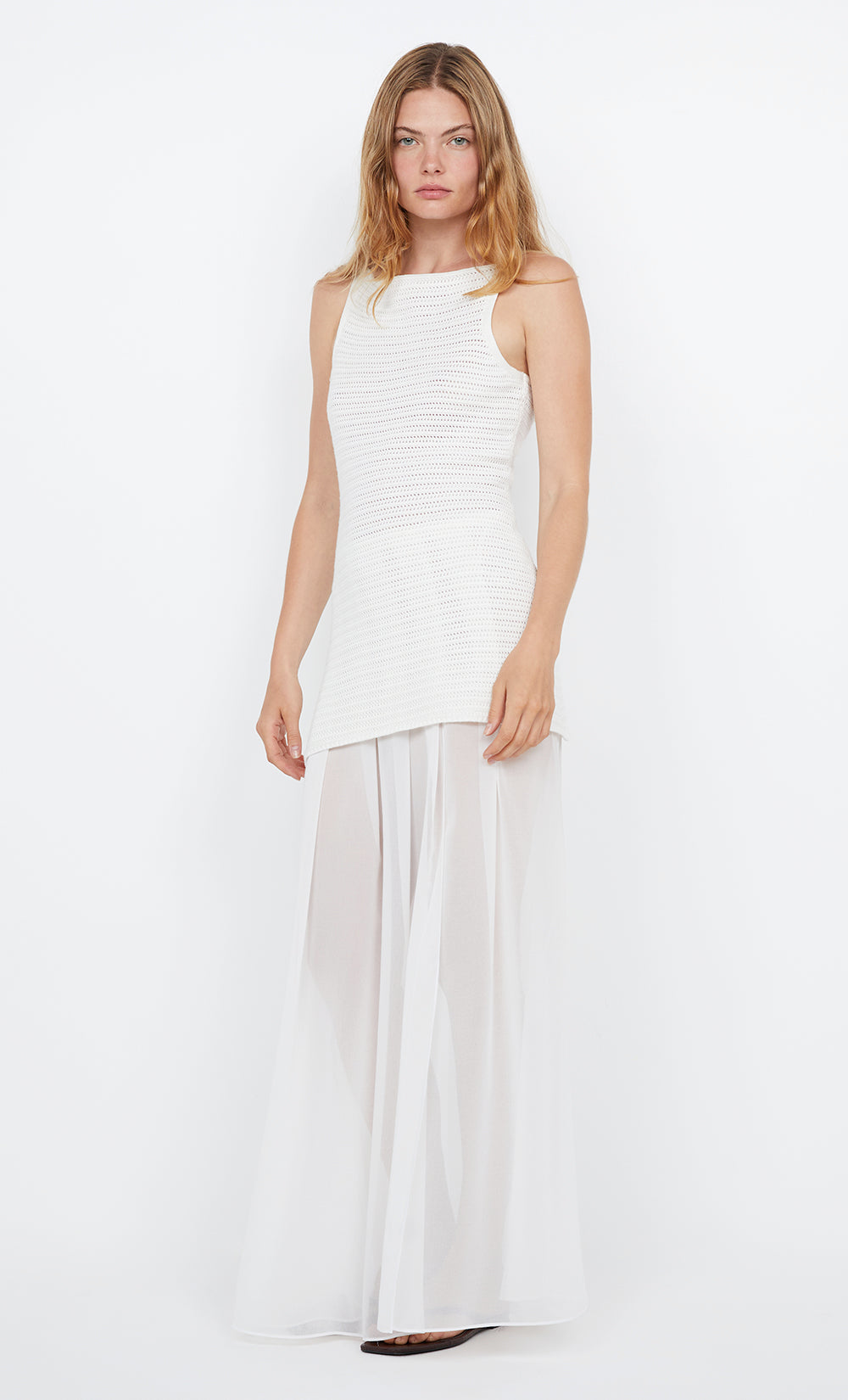 FILIPPA MAXI SKIRT - IVORY - Image 6