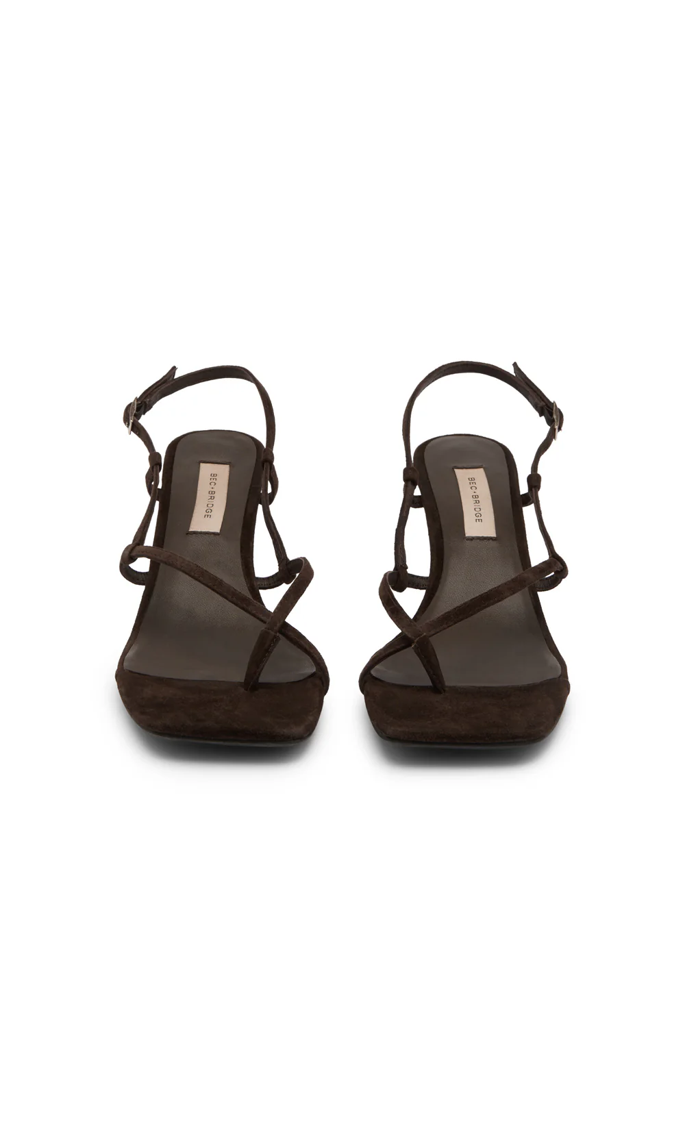 KATE MID HEEL - CHOC SUEDE - Image 3