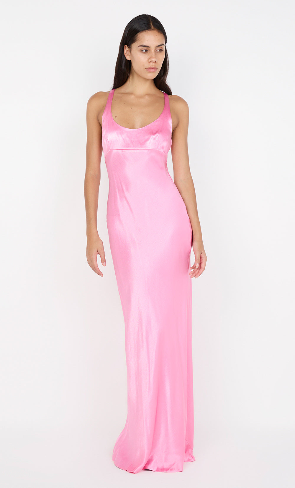MAXINA CROSSOVER DRESS - CANDY PINK - Image 4
