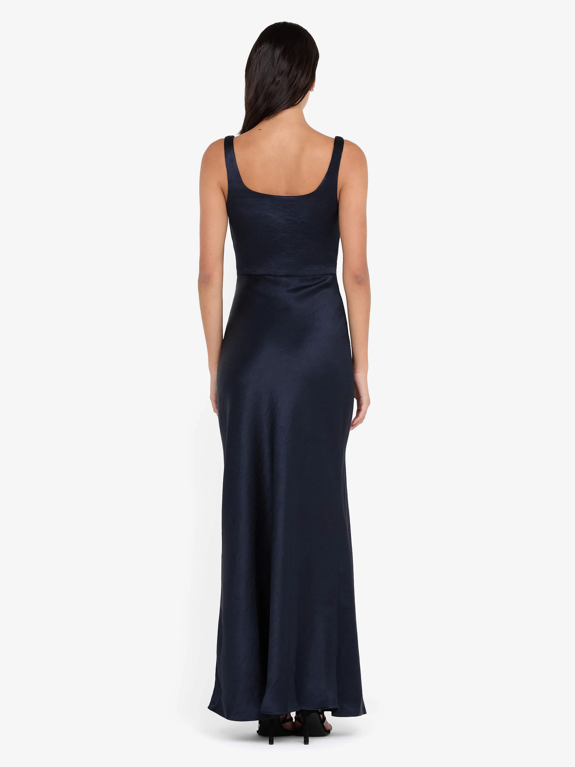 DREAMER SQUARE NECK DRESS - INK - Image 4