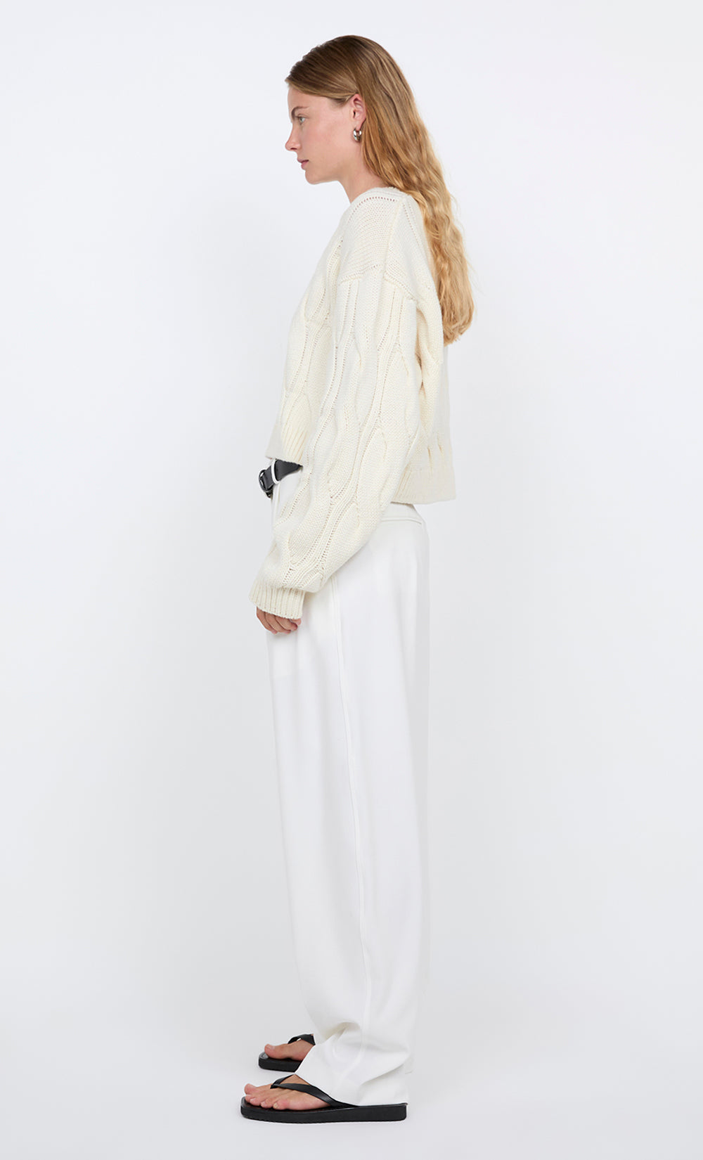 WHITNEY CABLE JUMPER - IVORY - Image 3